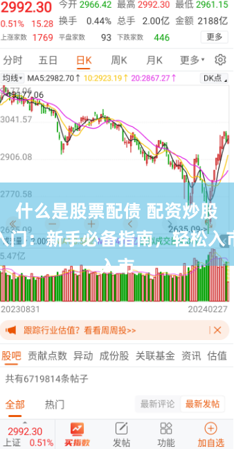 什么是股票配债 配资炒股入门:新手必备指南,轻松入市